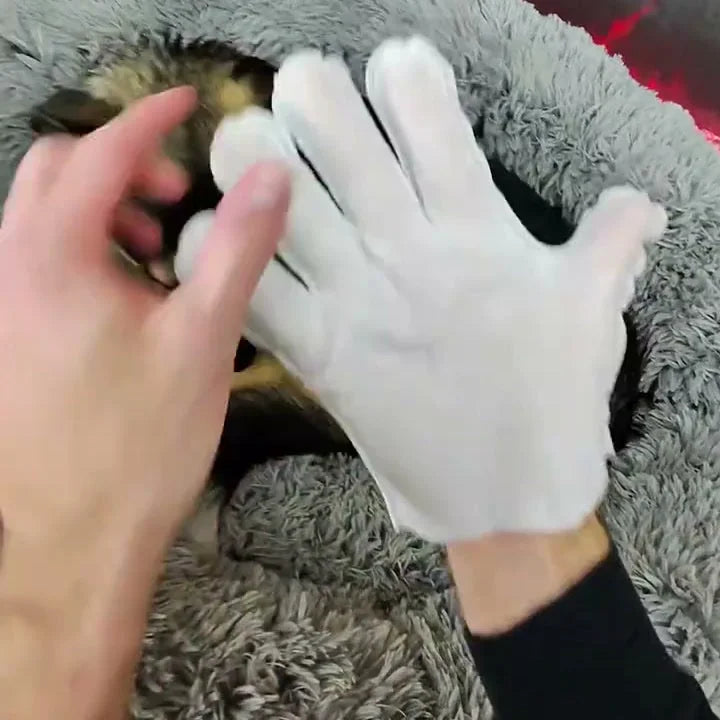 The glove texture, up close